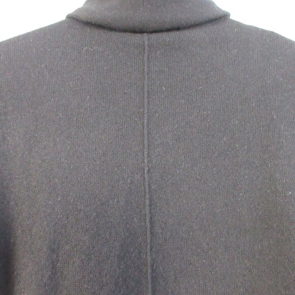 Club Monaco 100% Cashmere Turtleneck Pullover Sweater Women's Black Luxury 210 - Picture 6 of 11